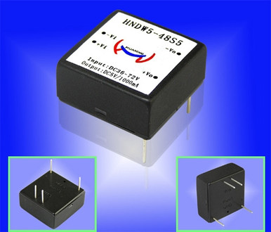 5wire Power Module 4805S DC-DC 5V Isolated Power Module (5W). Ideal for 48V~72V system ...