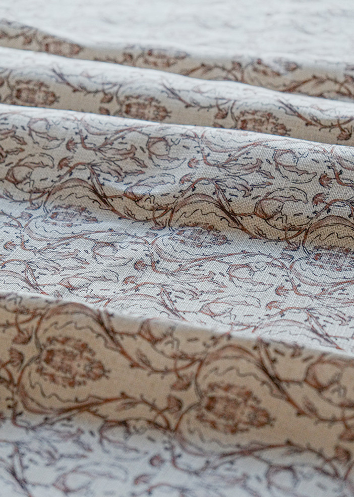 Catkin Luxury Linen - Sepia