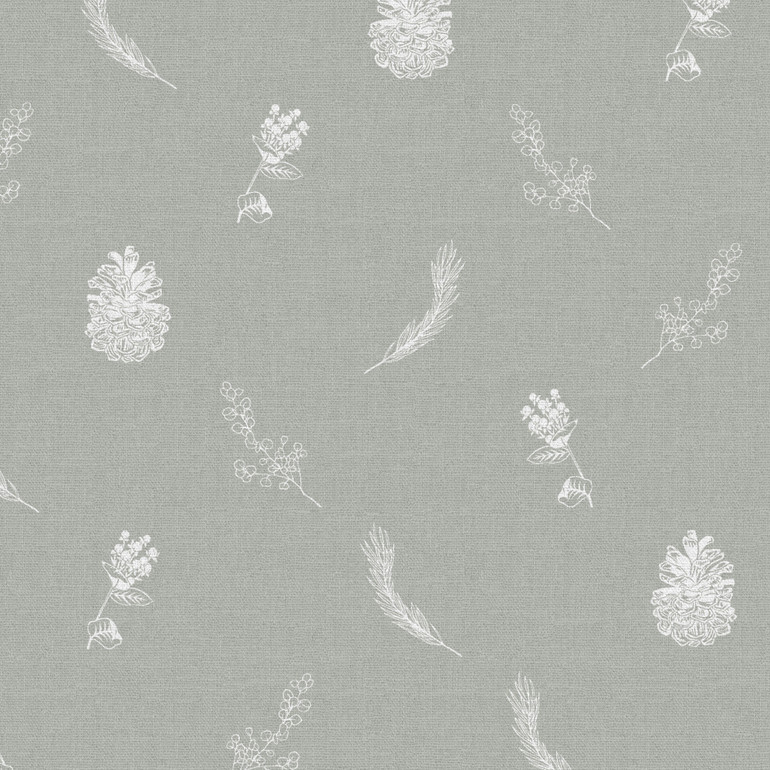 Forest Floor Cotton - French Grey