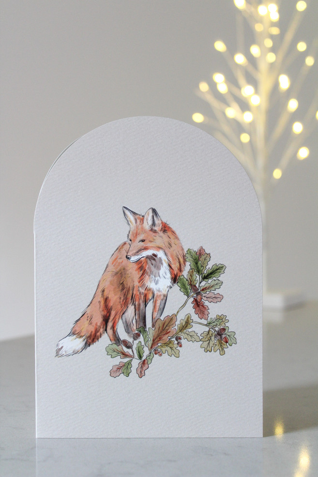 Fox Greetings Card