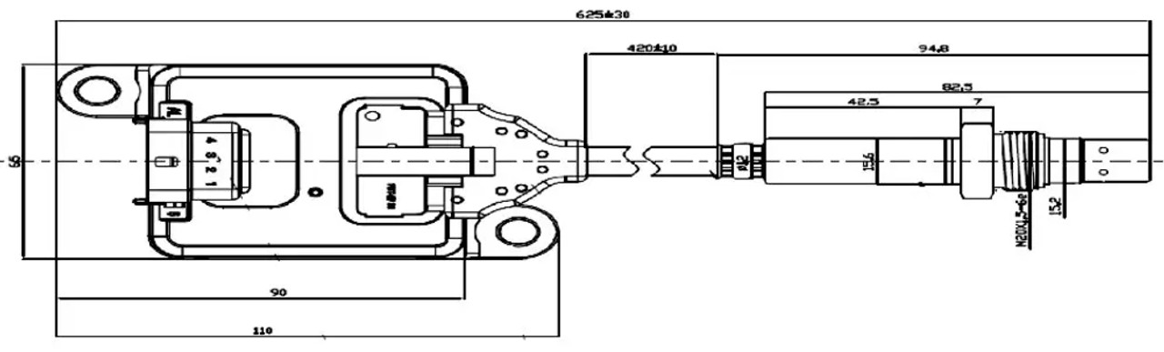 Cummins 2894944 / 2894944RX Next Generation NOx Sensor