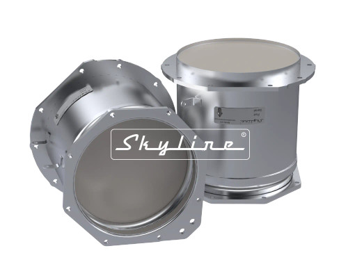 Isuzu 8981551420 / 29408B1001 DPF Filter - Front and Side View