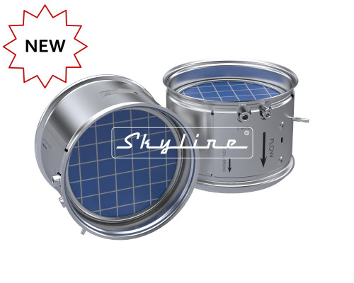 Cummins 4395009 DPF Filter - Front and Side View