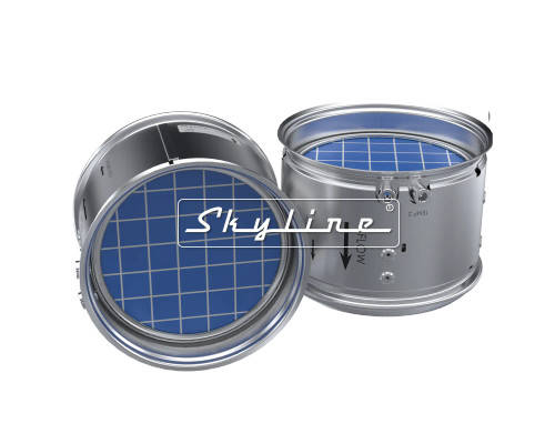 Cummins 2082341X DPF Filter - Front and Side View