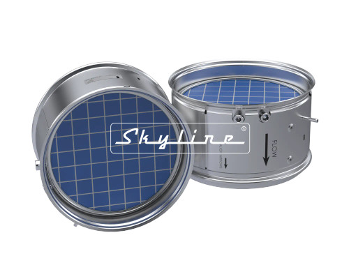 Cummins 5418494 DPF Filter - Front and Side View