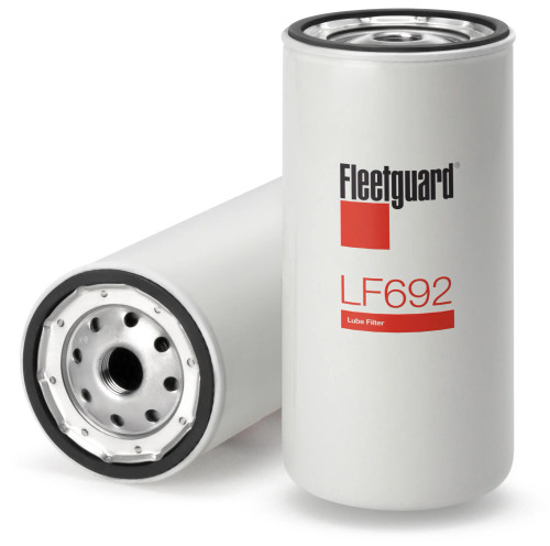 Fleetguard LF692 Oil Filter Cross Reference: Donaldson P550832 Oil Filter, Baldwin B7 Oil Filter, Napa 1794 Oil Filter, Wix 51794 Oil Filter, Carquest 85794 Oil Filter, Luber Finer PH832 Oil Filter