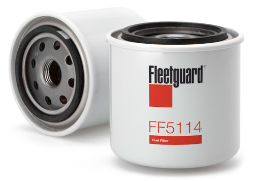 Fleetguard FF5114 Fuel Filter. Cross Reference: Donaldson P550057 Fuel Filter, NAPA 3386 Fuel Filter, Carquest 86386 Fuel Filter