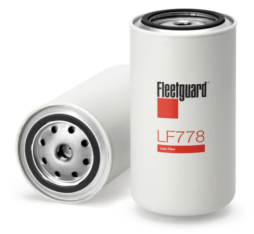 Fleetguard LF778 Oil Filter Cross Reference: Donaldson P553404 Oil Filter, Baldwin B164 Oil Filter, Napa 1704 Oil Filter, Wix 51704 Oil Filter, Carquest 85704 Oil Filter, Luber Finer LFP3404A Oil Filter