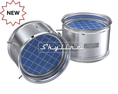 Cummins 5579377 DPF Filter - Front and Side View