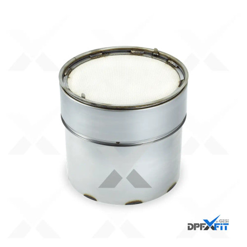 Volvo/Mack 85001366 20970295 21850651 20863859 DPF Filter - Front and Side View
