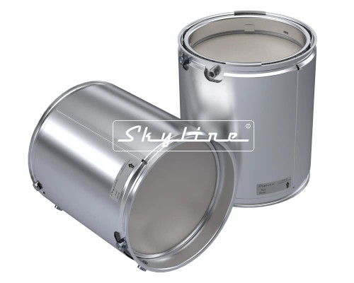 Cummins 5283283 DPF Filter - Front and Side View