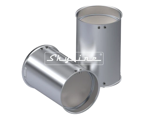 Caterpillar 3047502 10R7056 3047519 DPF Filter - Front and Side View