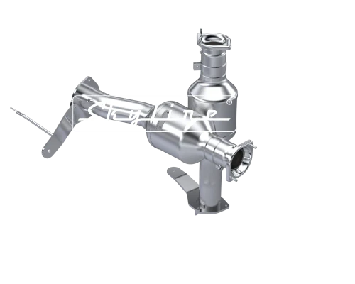 Aftermarket flange mount diesel oxidation catalyst (DOC) for International Navistar MaxxForce 7 and DT engines, replacing parts 5011044R1 and 2605802C1.