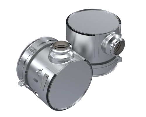 Aftermarket diesel oxidation catalyst (DOC) for International Navistar MaxxForce 11 and 13 engines, replacing parts 2604042C91 and 5010813R91.