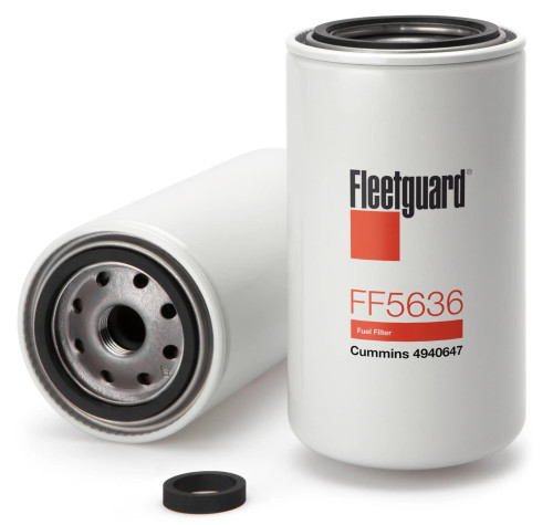 Fleetguard FF5636 Fuel Filter Cross Reference: Napa 3936 Fuel Filter, Wix 33936 Fuel Filter, Carquest 86936 Fuel Filter, Luber Finer LFF5488 Fuel Filter, Baldwin BF7924 Fuel Filter, Donaldson P550879 Fuel Filter