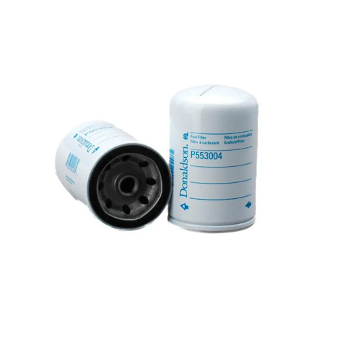 Donaldson P553004 Fuel Filter Cross Reference: Fleetguard FF5018 Fuel Filter, Baldwin BF988 Fuel Filter, Napa 3358 Fuel Filter, Wix 33358 Fuel Filter, Carquest 86358 Fuel Filter, Volvo 243004 Fuel Filter