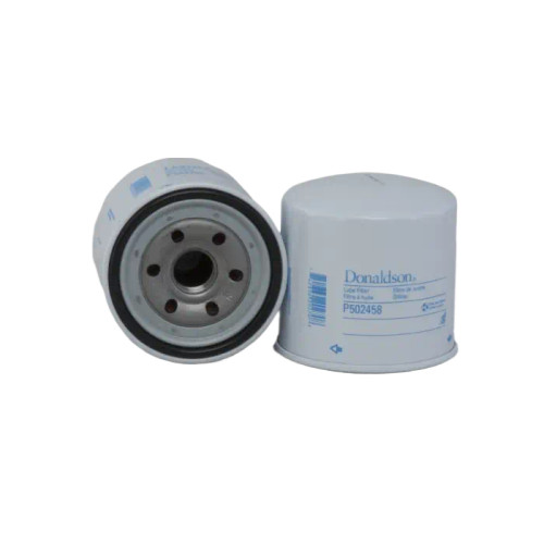Donaldson P502458 Oil Filter. Cross Reference: Fleetguard LF3828 Oil Filter, Baldwin B7131 Oil Filter, Luber Finer LFP3828 Oil Filter, NAPA 7106 Oil Filter, Carquest 84106 Oil Filter