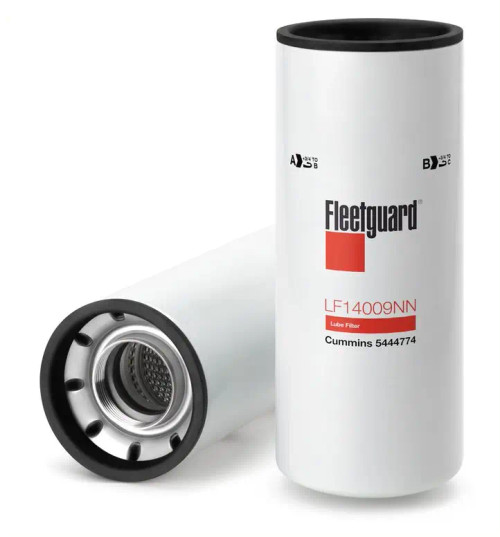 Fleetguard LF14009NN Oil Filter Cross Reference: Donaldson DBL7300 Oil Filter, Baldwin B40142 Oil Filter, Napa 1748XD Oil Filter, Wix 51748XD Oil Filter, Volvo 22497303 Oil Filter, Luber Finer LFP3000XL Oil Filter, Cummins 4906635 Oil Filter