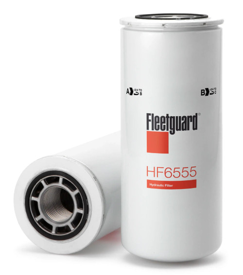 Fleetguard HF6555 Hydraulic Filter Cross Reference: Donaldson P164384 Hydraulic Filter, Baldwin BT8850-MPG Hydraulic Filter, Napa 1495 Hydraulic Filter, Wix 51495 Hydraulic Filter, Carquest 85495 Hydraulic Filter, Luber Finer LFH4910 Hydraulic Filter