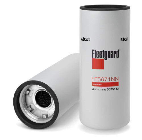 Fleetguard FF5971NN Fuel Filter Cross Reference: Napa 601071 Fuel Filter, Carquest 96891 Fuel Filter, Luber Finer LFF5804 Fuel Filter, Baldwin BF46248 Fuel Filter, Donaldson DBF5811 Fuel Filter