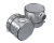 Aftermarket diesel oxidation catalyst (DOC) for International Navistar MaxxForce 11 and 13 engines, replacing parts 2604042C91 and 5010813R91.