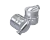 Aftermarket Diesel Oxidation Catalyst (DOC) for Cummins ISC 8.3, ISL 9 and Paccar PX8 engines, replacing parts 2880516 and A029K607.