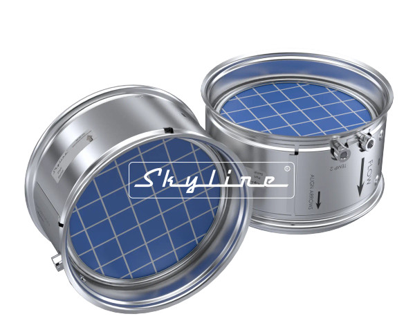 Cummins 5579372 DPF Filter - Front and Side View