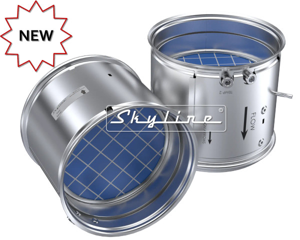 Cummins A064B996 DPF Filter - Front and Side View