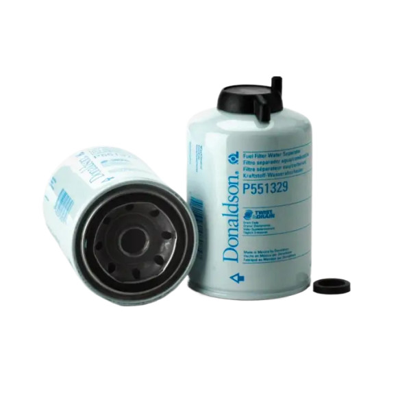 Donaldson P551329 Fuel Water Separator. Cross Reference: Fleetguard FS1280 Fuel Water Separator, Carquest 86357 Fuel Water Separator, Baldwin BF1280 Fuel Water Separator, NAPA 3357 Fuel Water Separator, WIX 33357 Fuel Water Separator, Luber Finer LFF3417 Fuel Water Separator