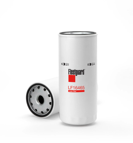 Fleetguard LF16465 Oil Filter. Cross Reference: Donaldson P582021 Oil Filter, Baldwin B40153 Oil Filter, Napa 400651 Oil Filter, Wix WL10651 Oil Filter, Carquest 95450 Oil Filter, Luber Finer LFP3247 Oil Filter