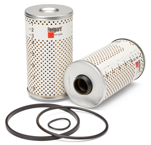 Fleetguard FF5369W Fuel Filter Cross Reference: Donaldson P550757 Fuel Filter, Baldwin PF7744 Fuel Filter, Napa 3651 Fuel Filter, Wix 33651 Fuel Filter, Carquest 96226 Fuel Filter, Luber Finer L3578FN Fuel Filter