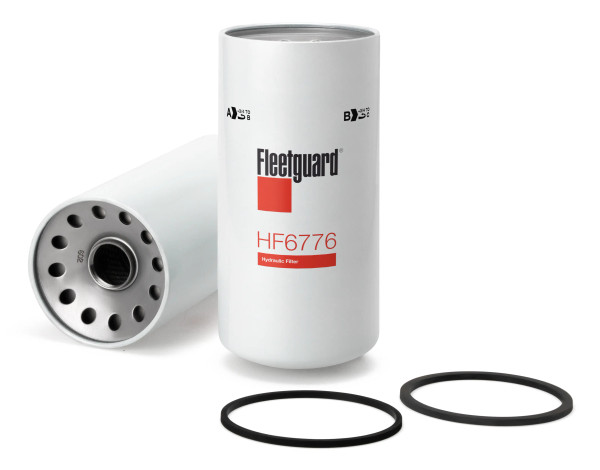 Fleetguard HF6776 Hydraulic Filter Cross Reference: Donaldson P165762 Hydraulic Filter, Baldwin BT8308-MPG Hydraulic Filter, Napa 1847 Hydraulic Filter, Wix 51847 Hydraulic Filter, Carquest 85849 Hydraulic Filter, Luber Finer LFH4989 Hydraulic Filter, Caterpillar 3I1501 Hydraulic Filter