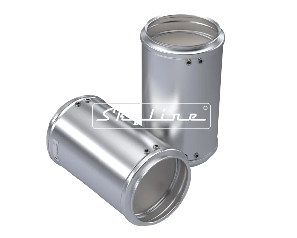 Aftermarket diesel particulate filter (DPF) for Caterpillar C7 and C15 engines, replacing parts 304-7579 and 10R-6082.