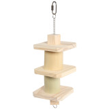 Bamboo Cups Chewable Foraging Parrot Toy Large