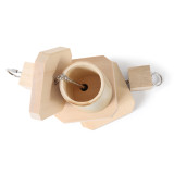 Bamboo Cups Chewable Foraging Parrot Toy Large