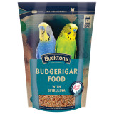 Bucktons Budgie Food with Spiralife parrot food