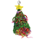 Vine Christmas Tree Parrot Toy