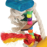 Buddy Wood & Rope Parrot Toy