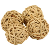 Munch Balls - Woven Vine Chew Toy for Parrots - Pack of 4