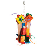 Agabus Wood & Rope Parrot Toy - Large