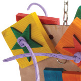 Agabus Wood & Rope Parrot Toy - Large