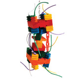 Metropolis Tower Chewable Wood Parrot Toy - Large