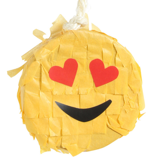 Emoji Pinata Chewable Foraging Parrot Toy