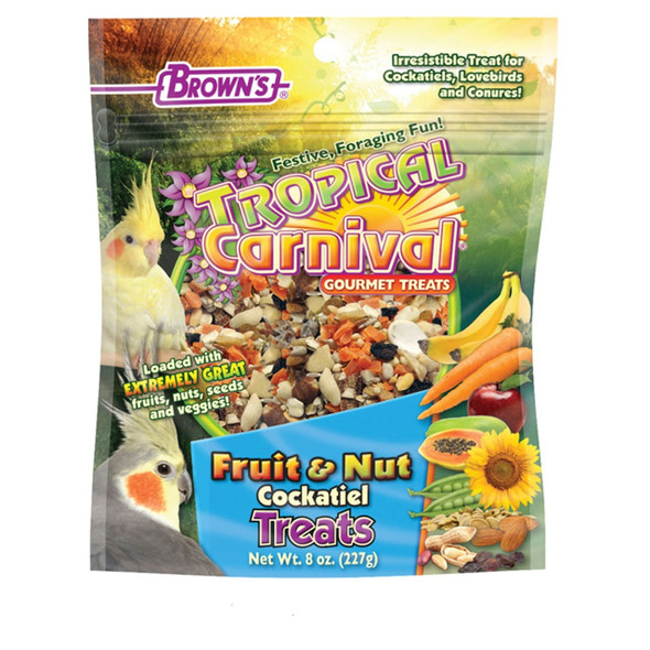 Fruit & Nuts, Seeds Carnival Small Parrot Treat Mix - 227g