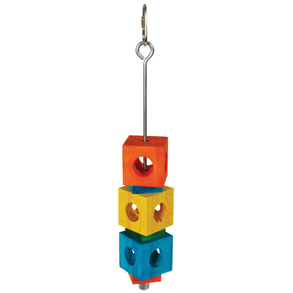 Foraging Cubes Stacker Parrot Toy