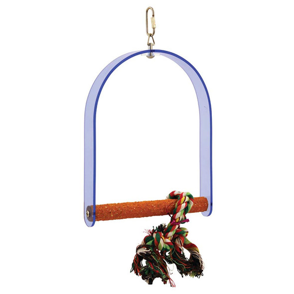 Nail Trimming Arch Swing Parrot Perch - Large