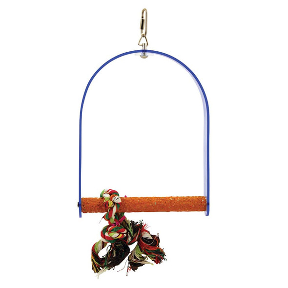 Nail Trimming Arch Swing Parrot Perch - Large