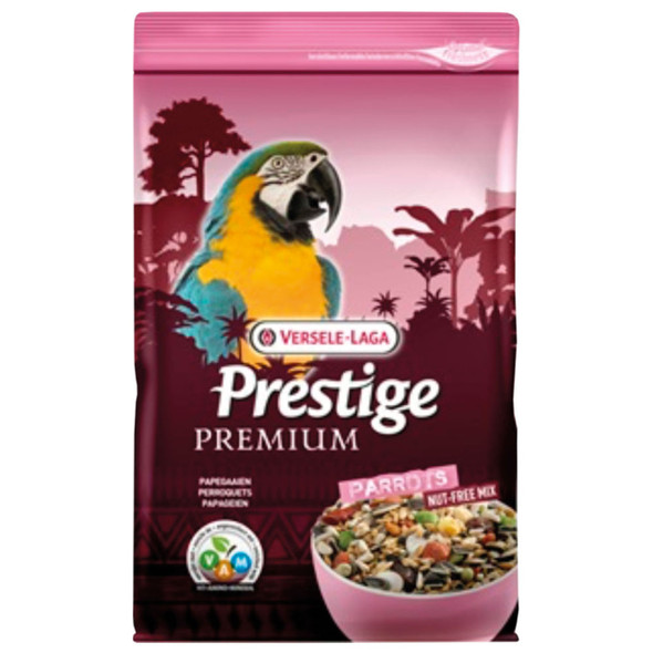 Prestige Premium Parrot Blend - Seeds, Cereals, Vegetable, Minerals,