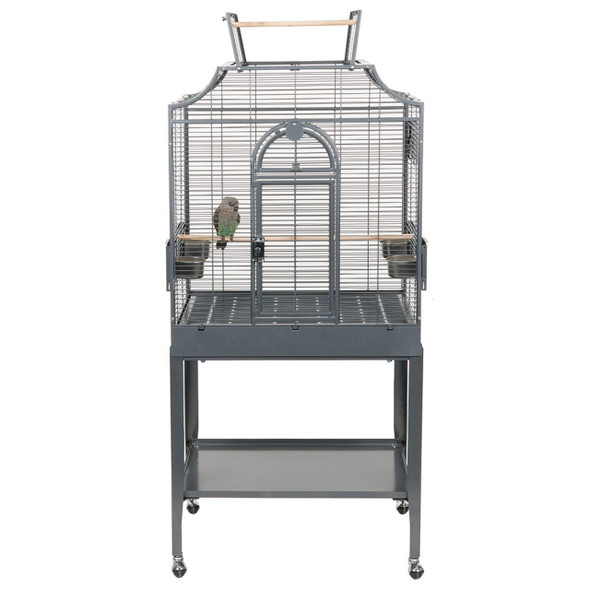Sharples Pearl Small & Africian Grey Parrot Cage Red & Brass - Bird Cages  from Feedem UK