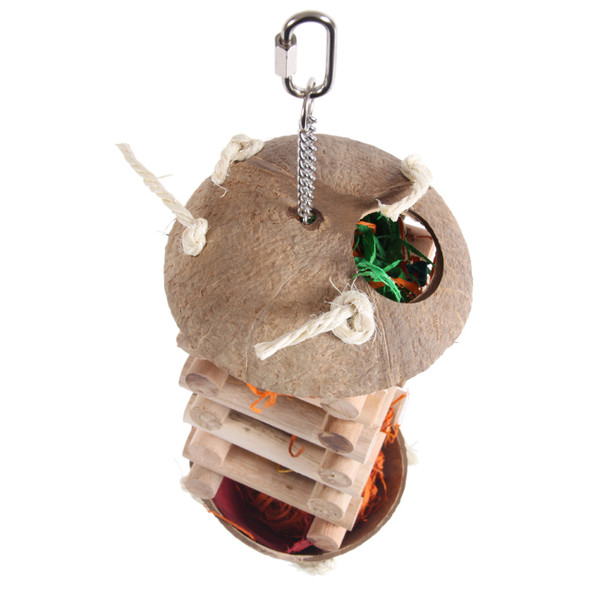 Foraging Hut Parrot Toy - Large